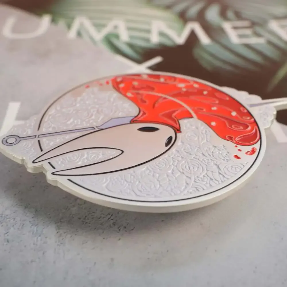 Gaming Fridge Magnet | Baked Enamel Finish | Hollow Silksong Knight Hornet